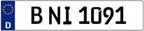 Truck License Plate